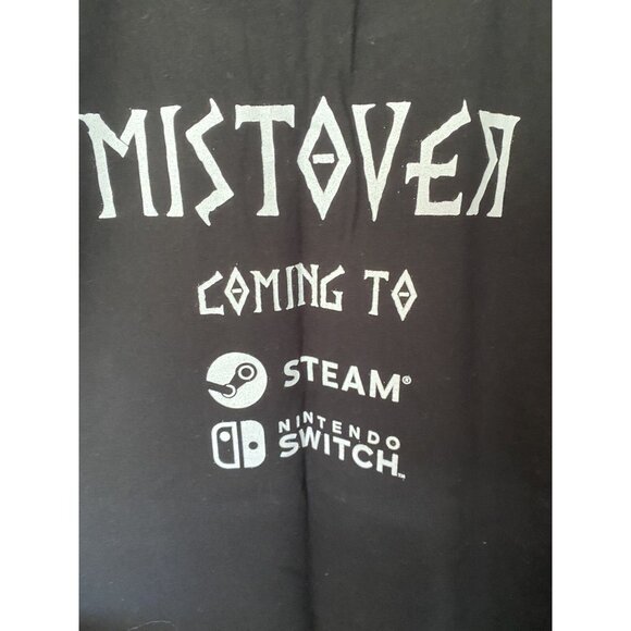 Mistover Black S/S T-Shirt Men's Size 2XL Stream Nintendo Switch Fate Of Mankind - Picture 13 of 14